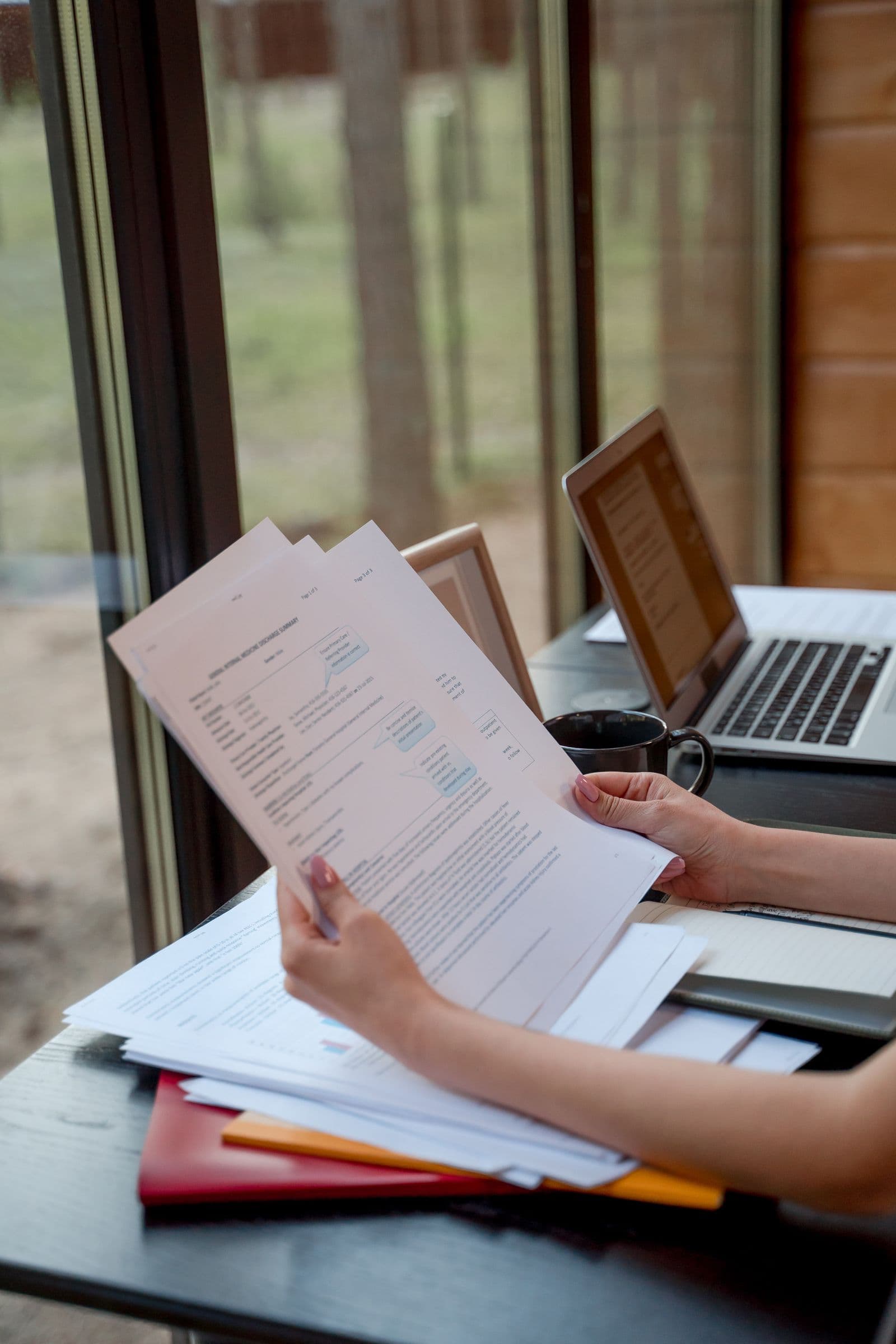 Étude de documents lors d’une consultation